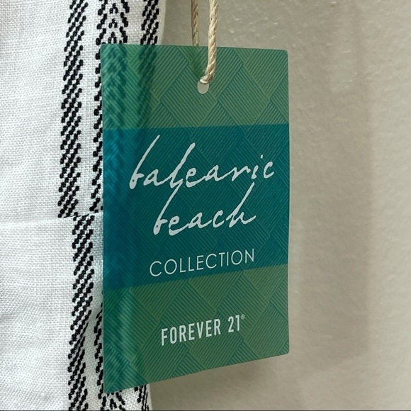 Forever 21 stripe button front balearic beach coll - Picture 4 of 7